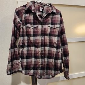 Women's S Carhartt Flannel Shirt